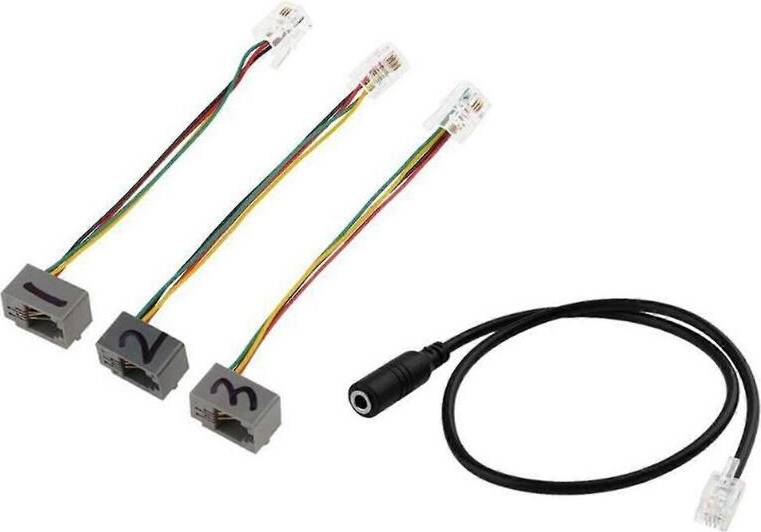 4p4c Rj9 Cable 3.5mm Smartphone Headset