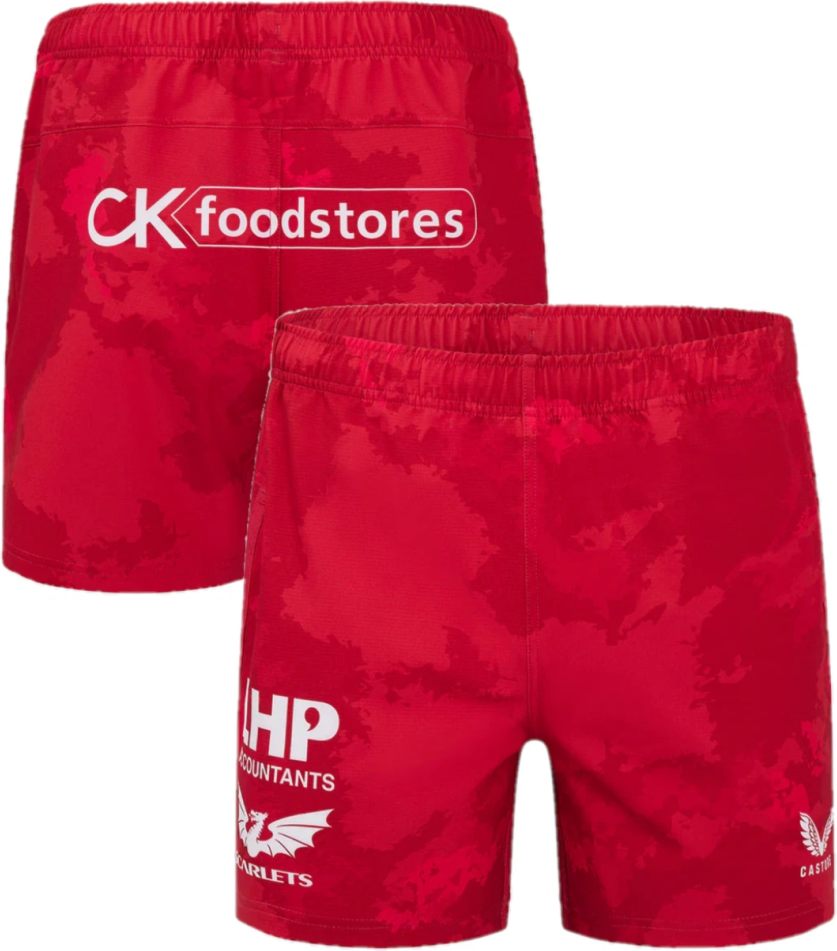 Castore Scarlets Rugby Men's Pro Shorts - New