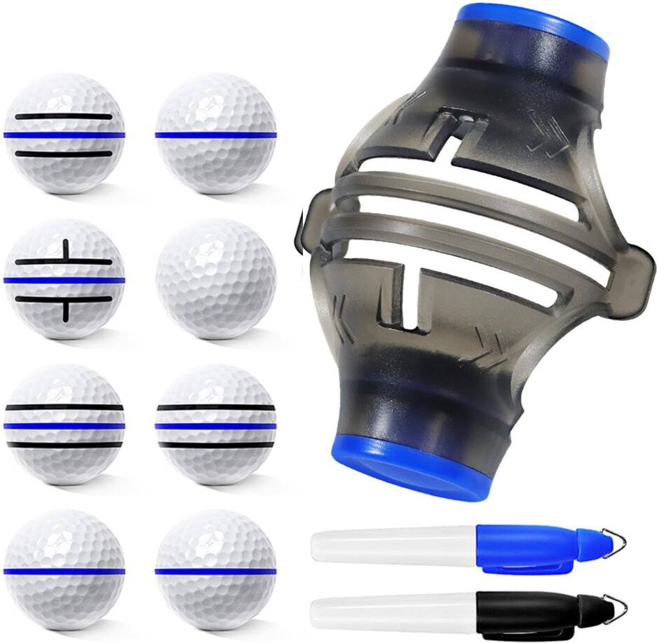 Golf Ball Line Alignment Set 360-Degree