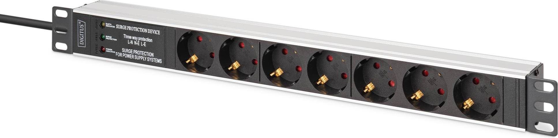 Power rack Digitus DN-95441 1U Rack Power Distribution Unit
