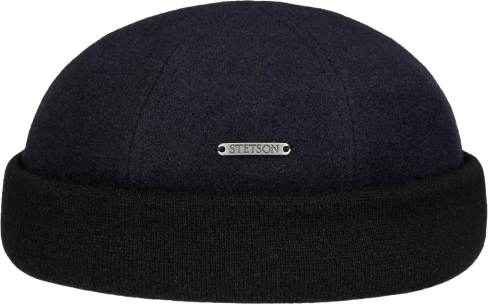 Stetson Docker Wool Cashmere - Navy/Sort