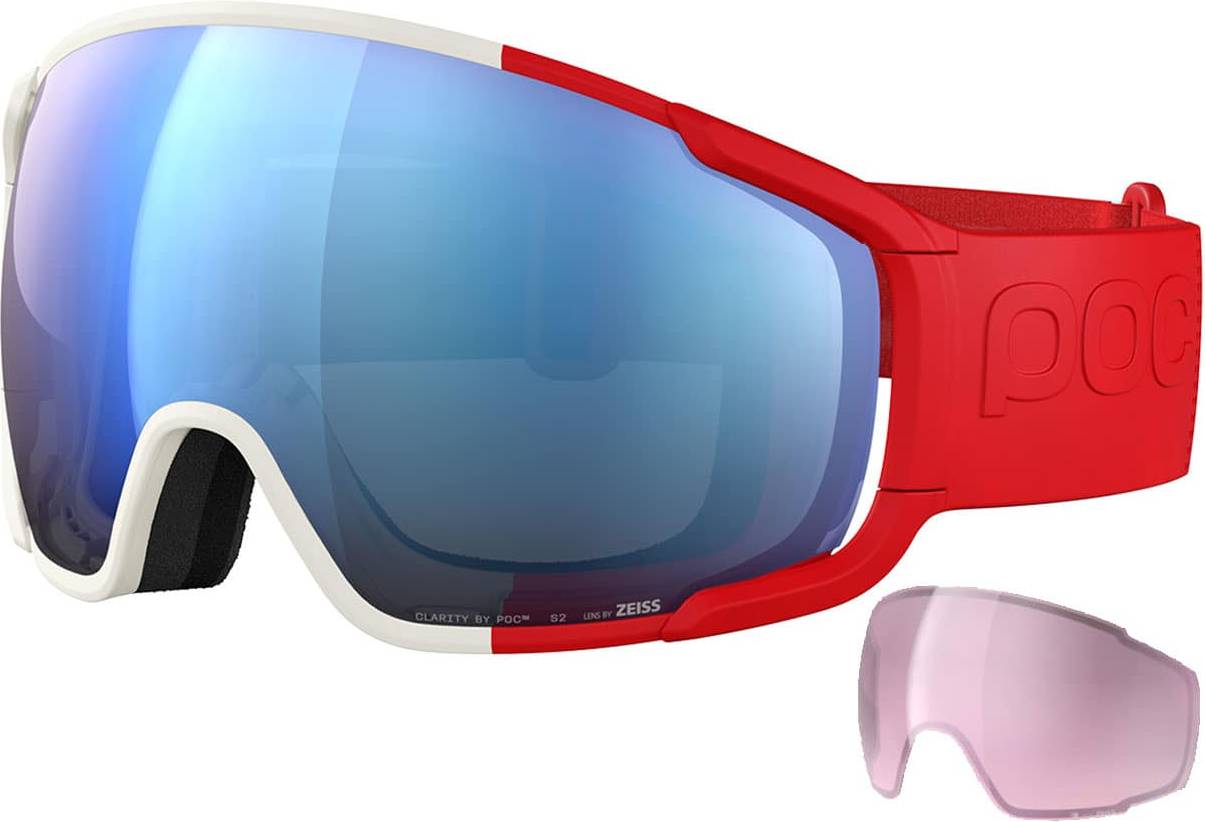 POC Zonula Rouge Blanc Goggle