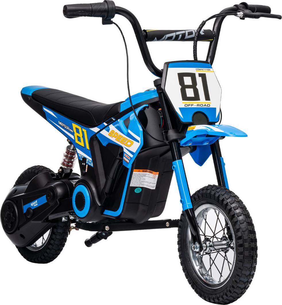 Ivy Bronx Electric Ride-On Motorcycle Blue