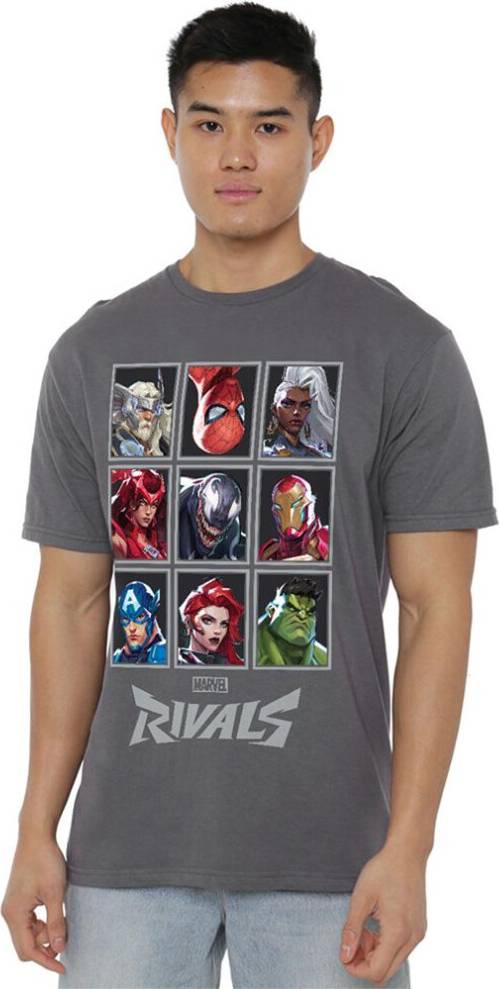 Marvel Rivals Unisex Adult Character Grid T-Shirt