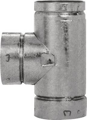 Gas fireplace Selkirk Rv 6 In Round Gas Vent Tee 106100