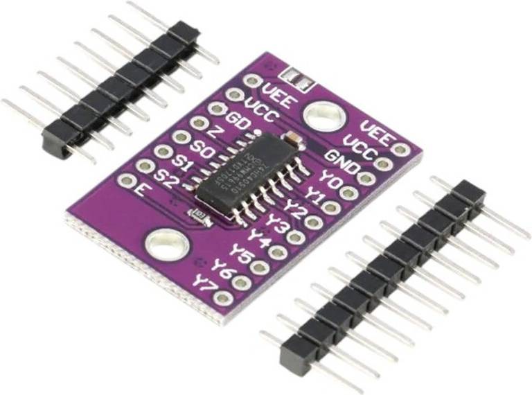 74HC4051 8 Channel Analog Multiplexer Selector Module