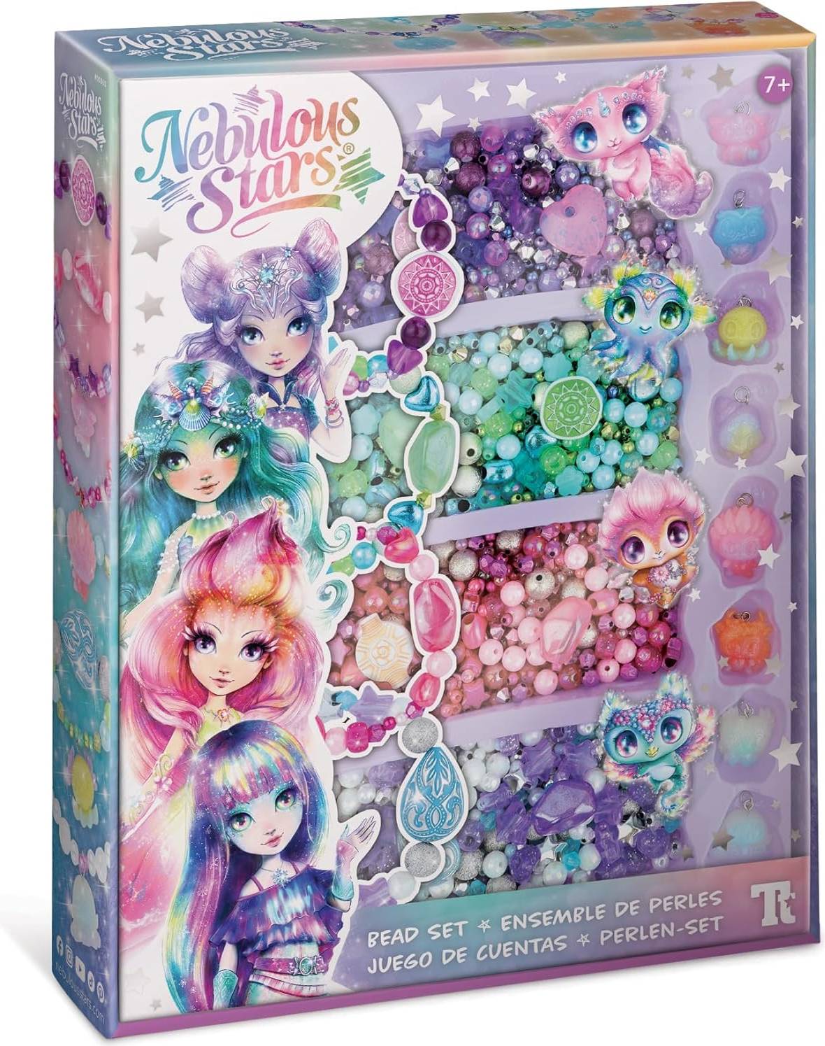 Nebulous Stars Bead Set Multi Patterned