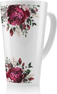 Benjamin Benjamin Tate Design Open Roses Latte Cup & Mug