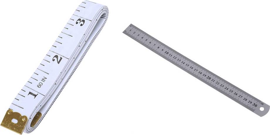 Stainless Steel Ruler 30cm 12 Inch Folding Rule