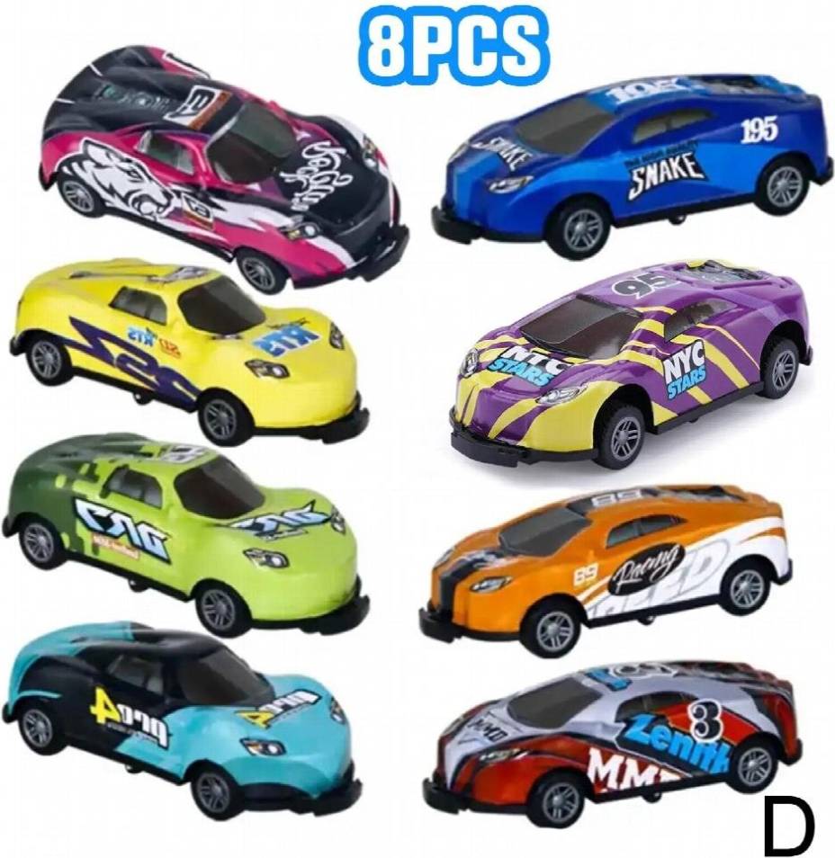 Mini Car Jumping Stunt Pull Back Vehicles