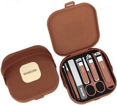 7pcs Nail Clippers Set Portable Manicure Kit