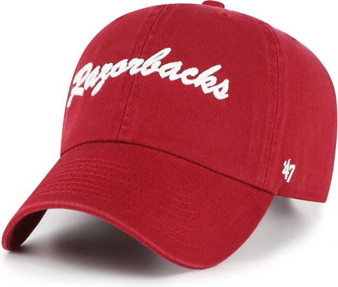 '47 Cardinal Arkansas Razorbacks Vault Clean Up Adjustable Hat