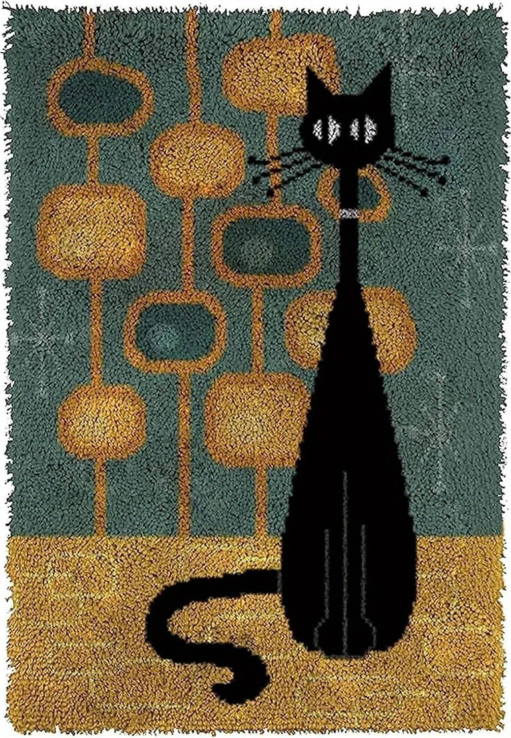 Rug making kits Temu Latch Hook Rug Kit 52cm Crochet Yarn