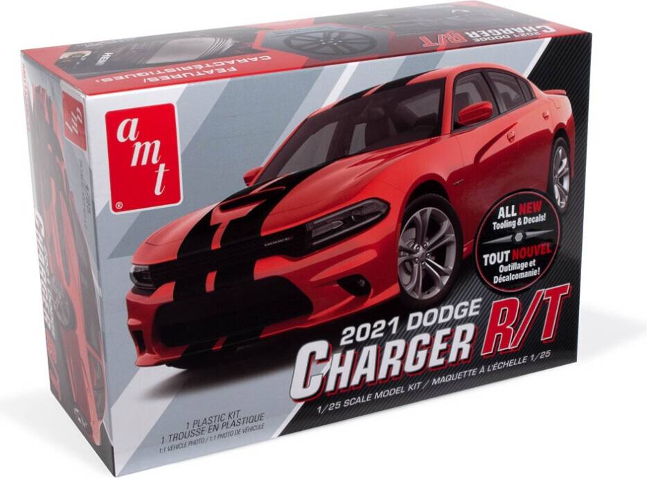 Maxpower AMT 1323M 2021 Dodge Charger R T 1:25 Model Kit
