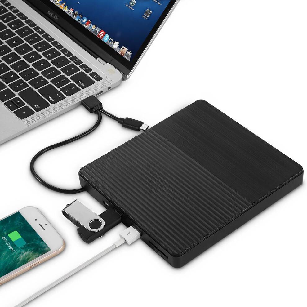 Ultra-thin USB 3.0 External Optical Drive