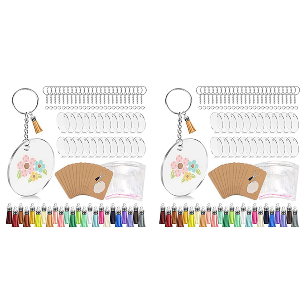 Torribaly Acrylic Keychain Blank Set Key Chain - B