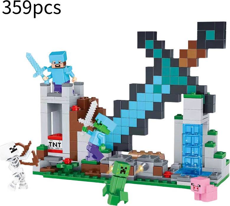 Building Minecraft Block Toy Set