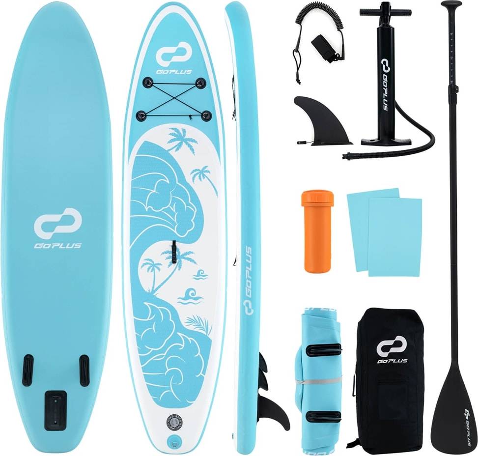 Paddle board Costway Goplus 11 Inch Inflatable Portable Paddle Board