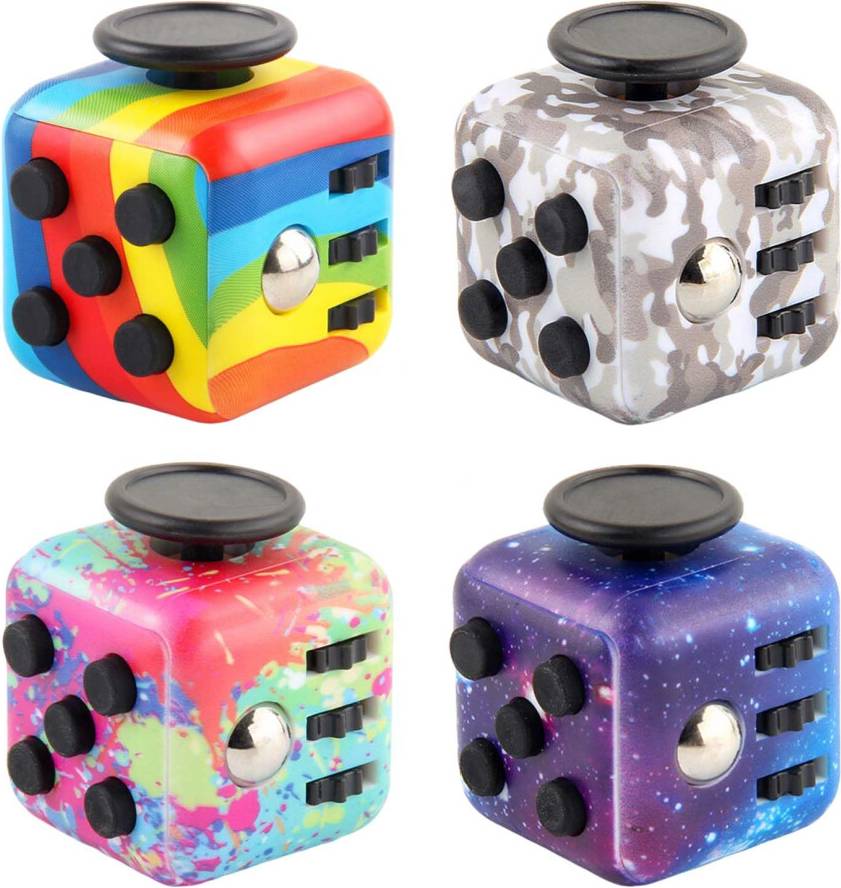 Fidget Cube 4-Pack Angst Relief