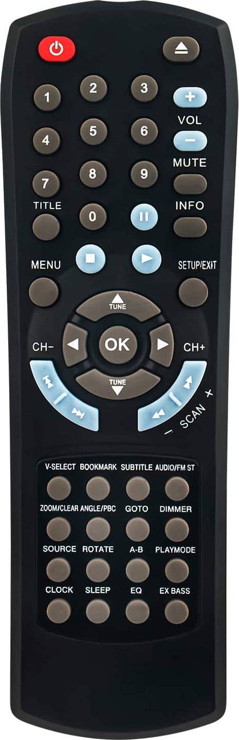 ZdalaMit Replacement Remote DAV8611 for Audio System