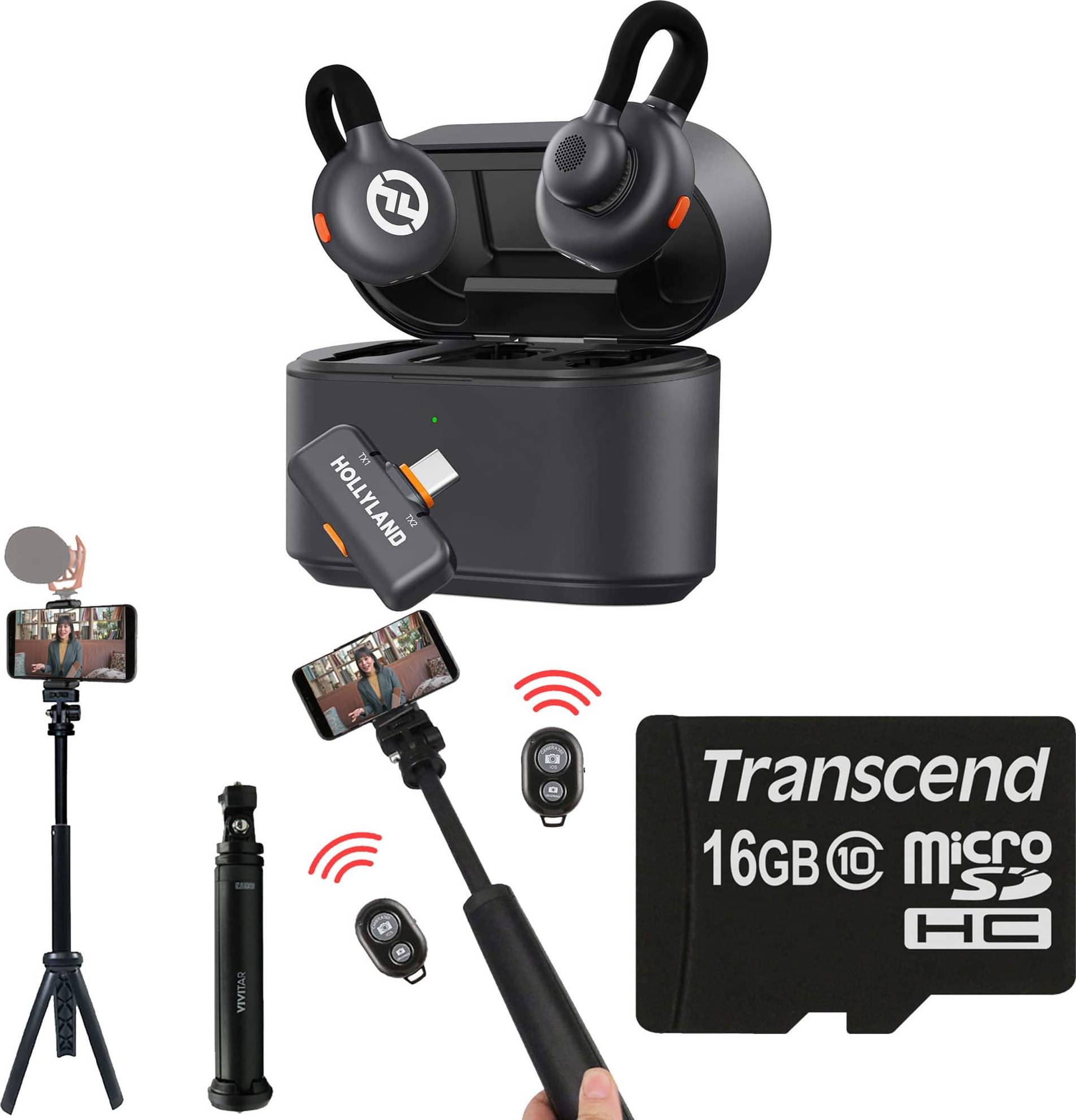 Hollyland lark Hollyland Lark M2S Duo Wireless Microphone System