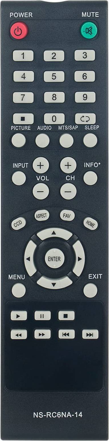 ZdalaMit Replacement Remote NS-RC6NA-14