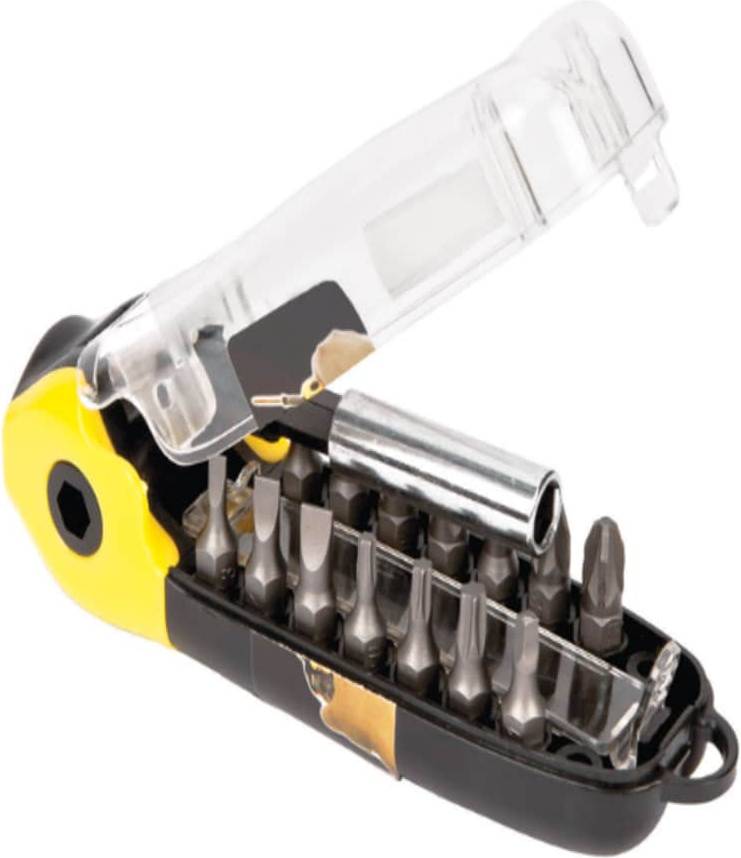 18 pc Compact Multi-Bit Driver Pack 6 Bit Screwdriver