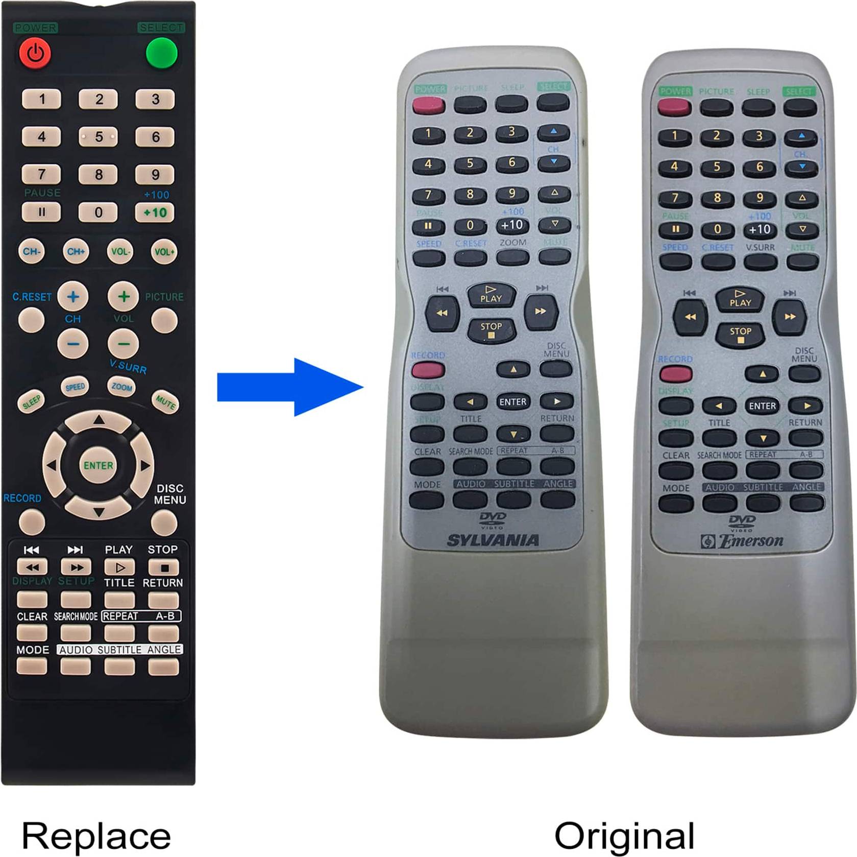Allimity N9278UD Replacement Remote Control