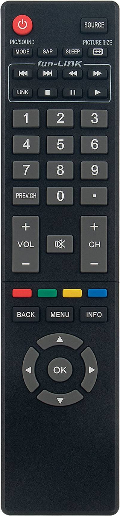 Allimity 43FNT006 Replacement Remote Control
