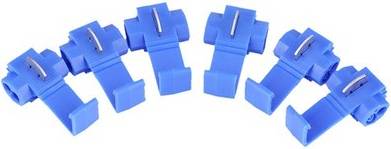 Auto Blue Lock Quick Wire Splice Clips 50pcs
