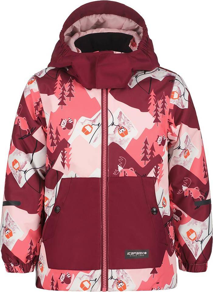 Jena Kd I Jacket - Rot/Weiß/Rosa