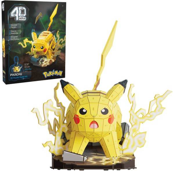 4D Build Pokçmon Pikachu Model Kit