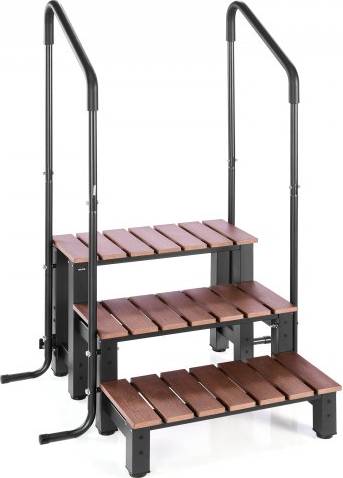 Pool ladders for above ground pools VEVOR Hot Tub Steps Handrail 3-Step Pool Ladder
