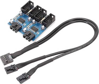 9Pin USB2.0 Extension Cable with Chip Support
