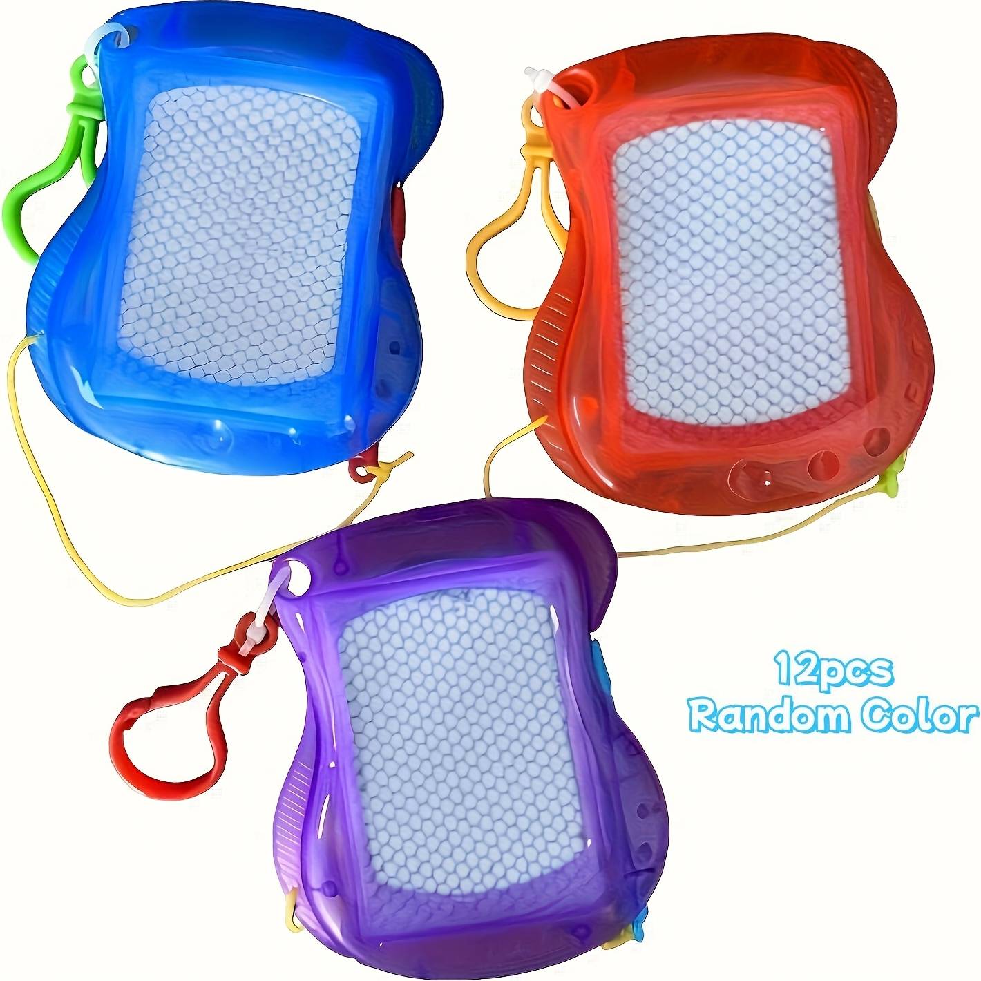 Temu 12pcs Mini Magnetic Drawing Boards With Keychains