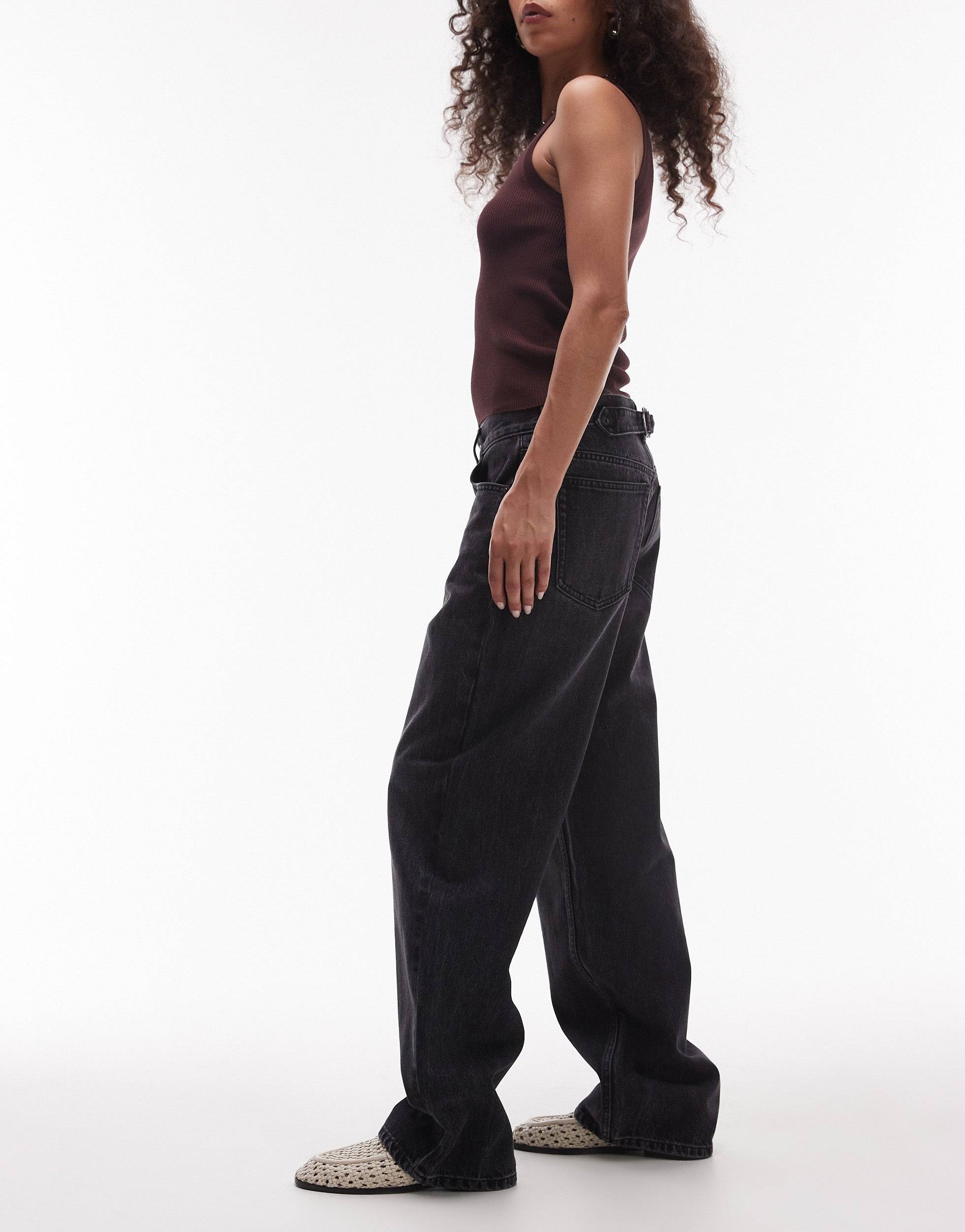 Low Rise Wide Leg Fit Jeans