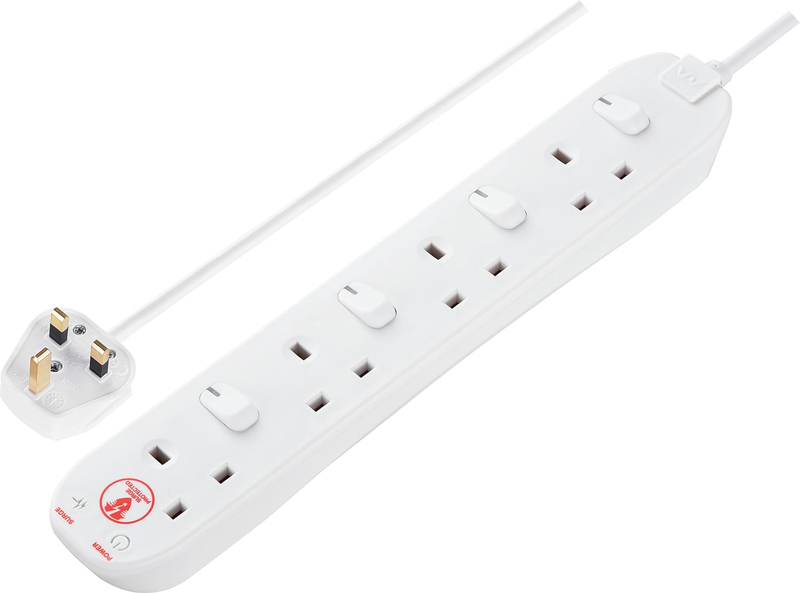 Masterplug Four Socket Extension Lead
