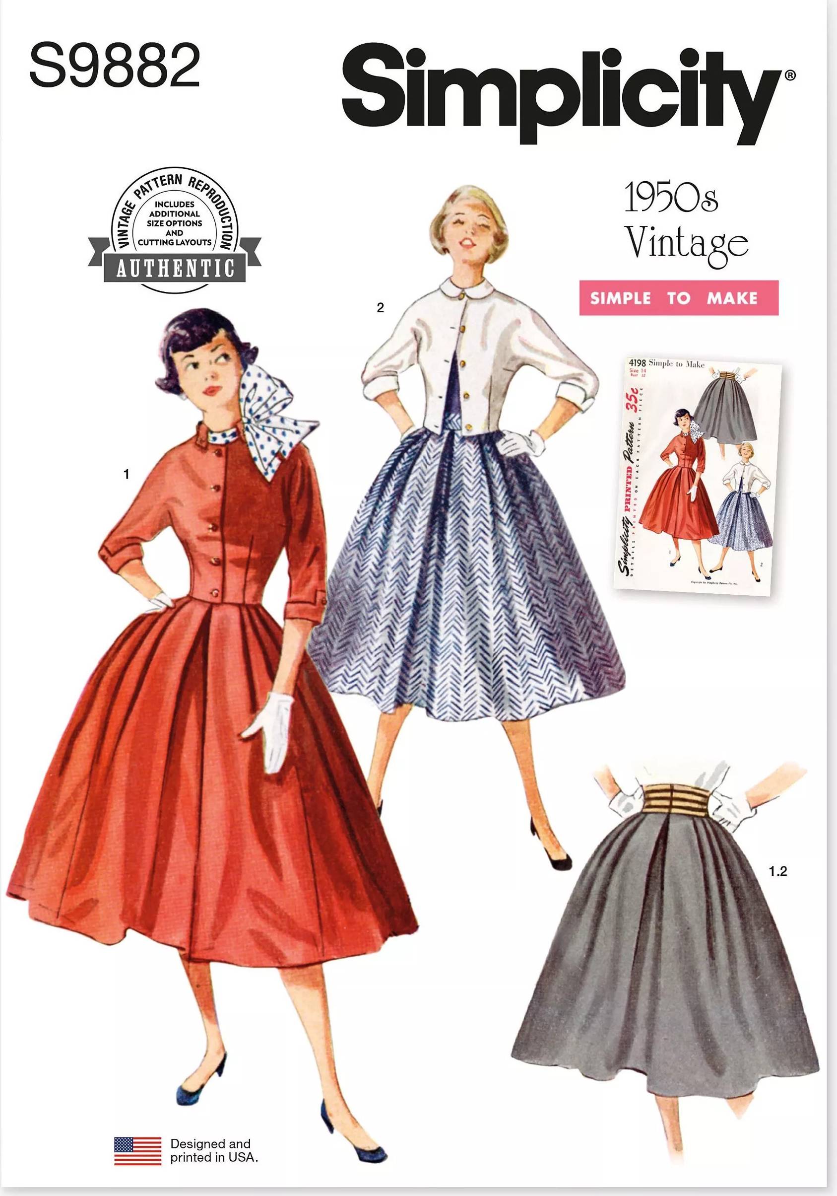 Simplicity Sewing Pattern 9882