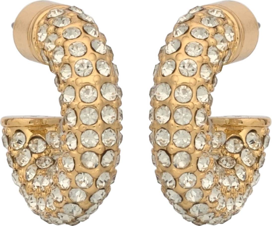 Makayla Rhinestone Earrings Guld