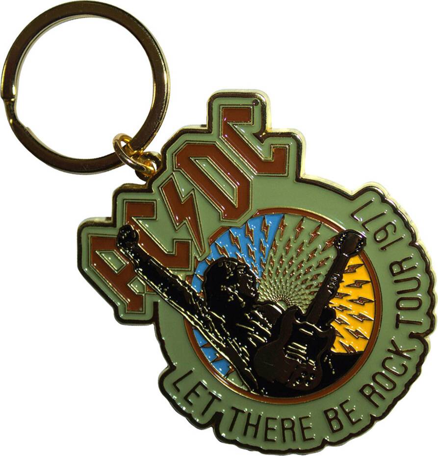 AC/DC Let There Be Rock Tour Keychain