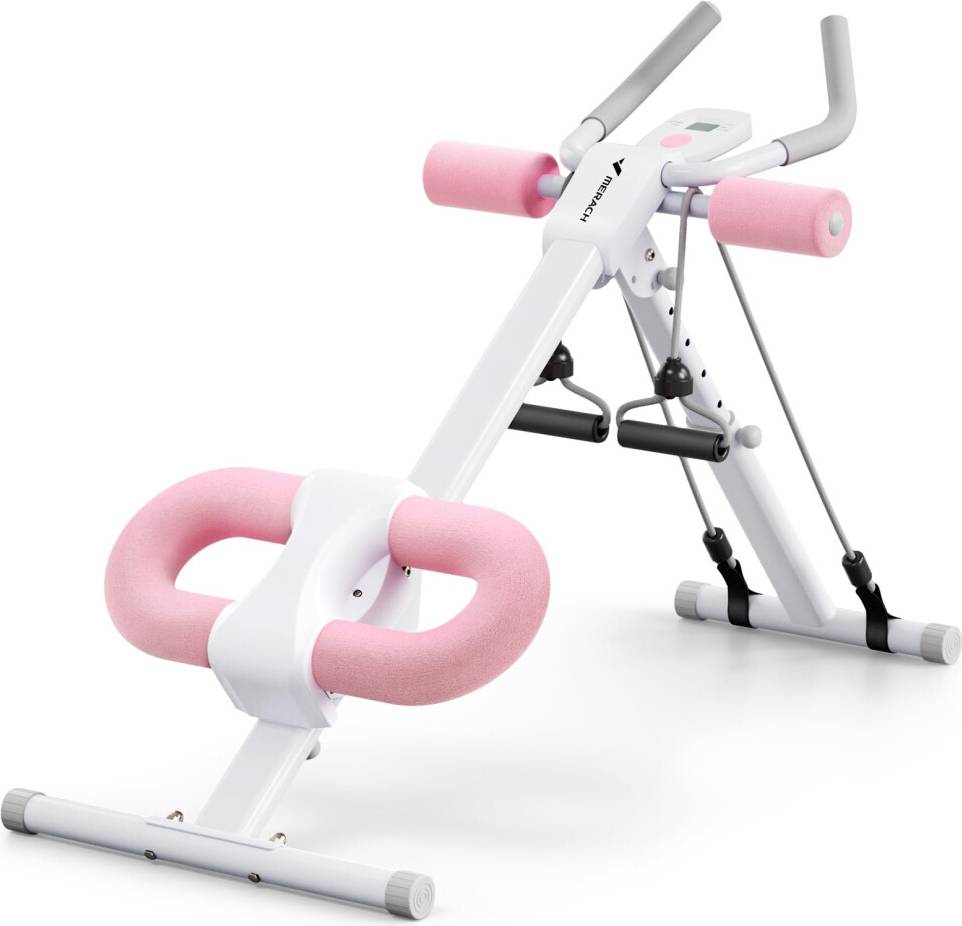 Adjustable Ab Trainer Machine Pink