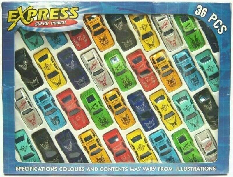 36 Pcs Metal Diecast Racing Cars Set
