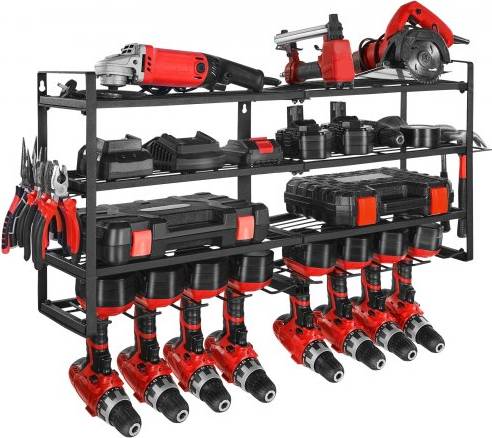 VEVOR Power Tool Organizer Wall Mount Storage Rack