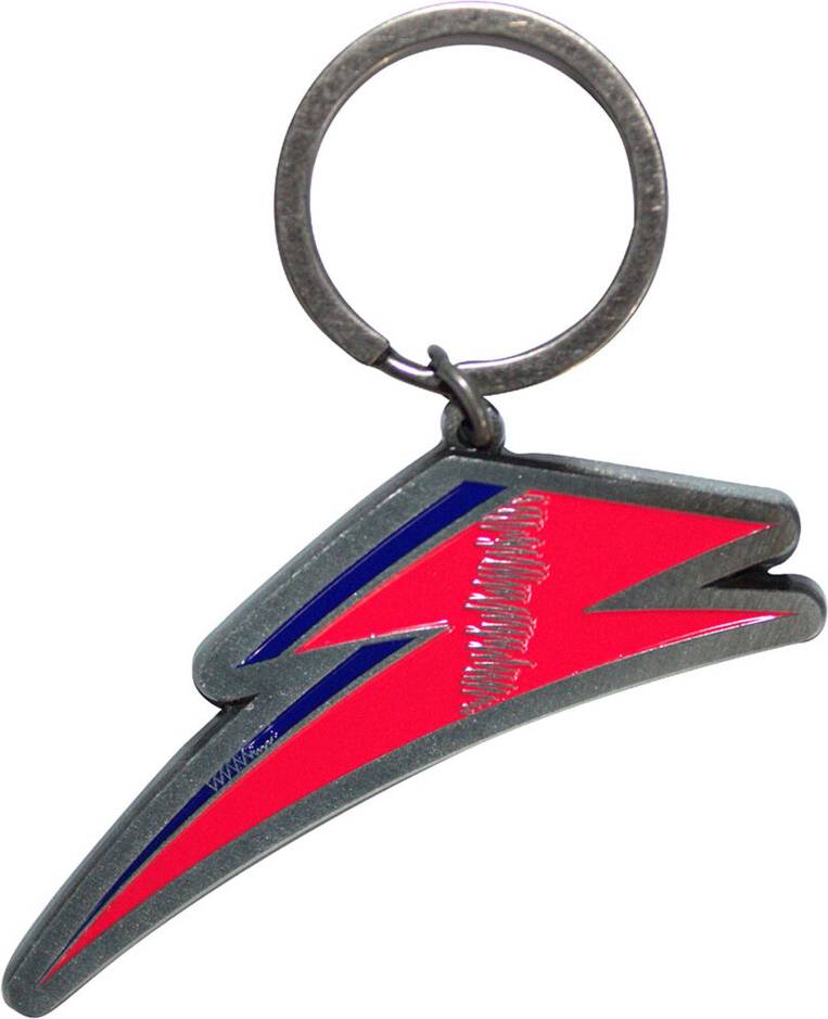 David Bowie Flash Keyring Keychain