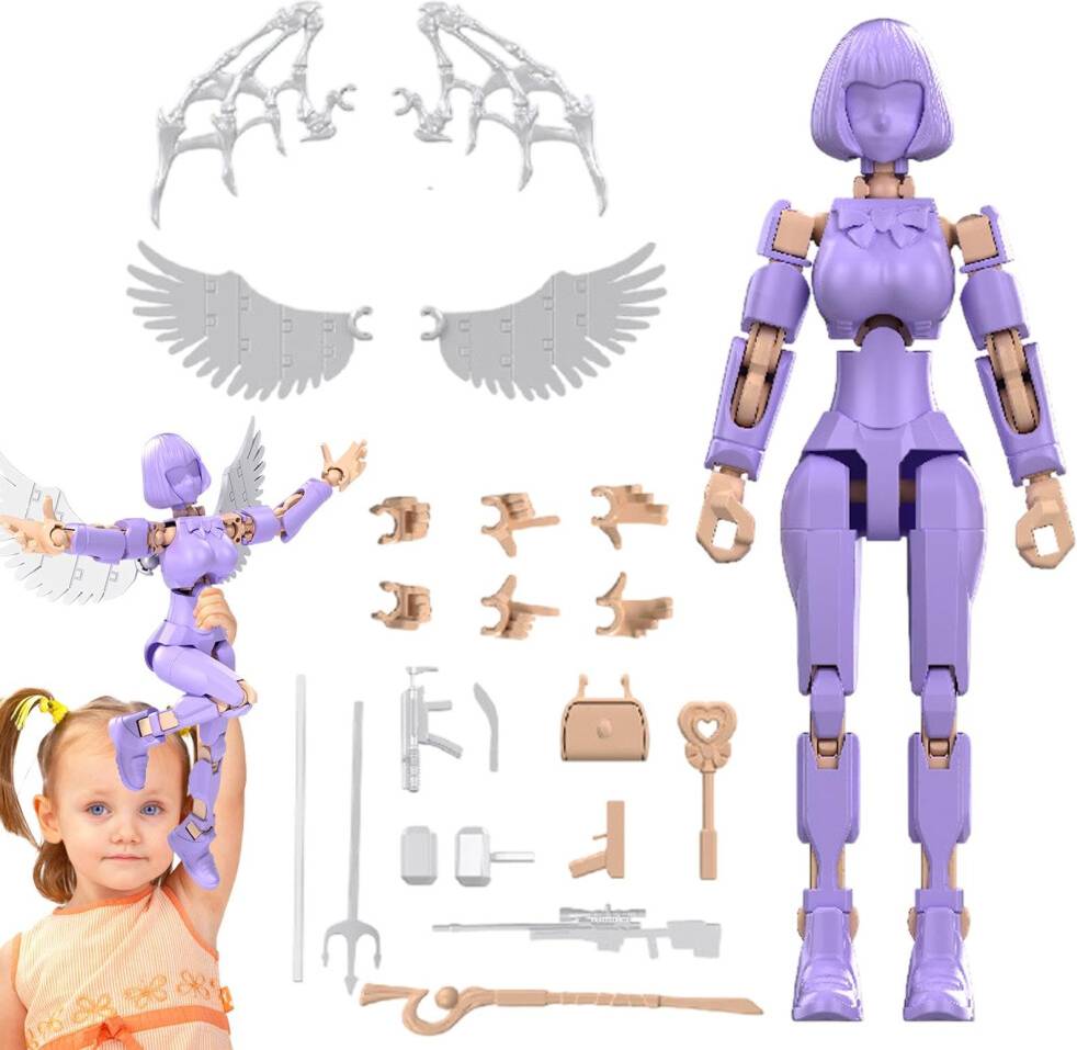 Action Figure Set Movable Model