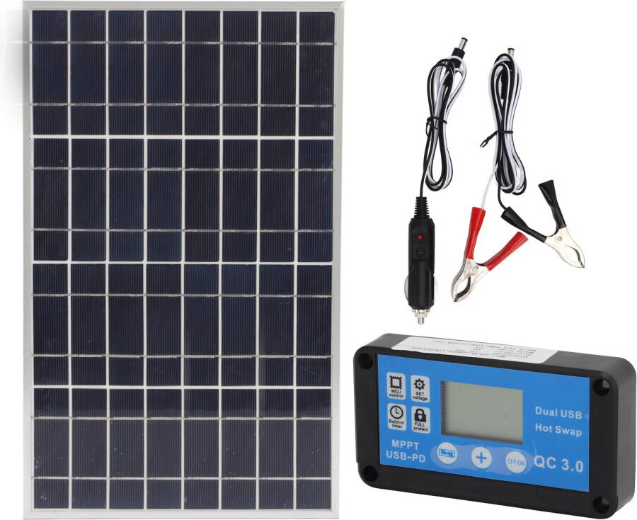 Solar Panel 40A Controller Polysilicon 30W