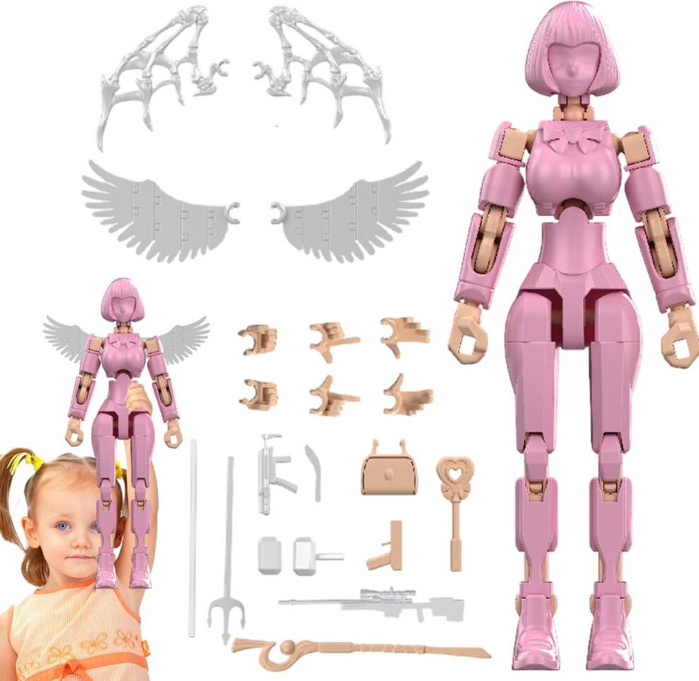 Movable Fully Poseable Action Figure Set