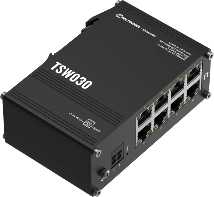 Switch TSW030 8x RJ45 100Mb/s IP30