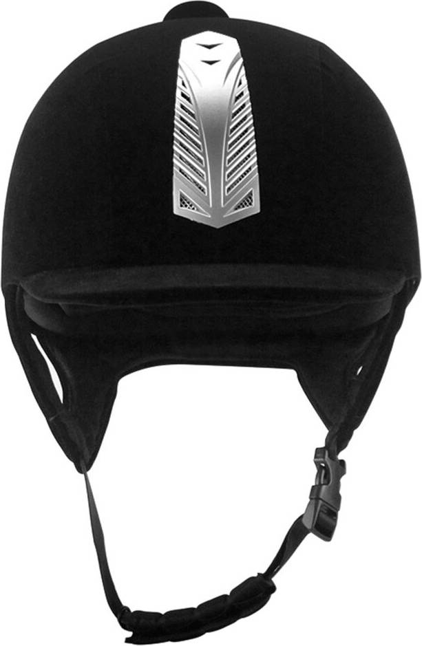 Reithelm Adjustable Riding Helmet Breathable ABS Shell - Matte Black
