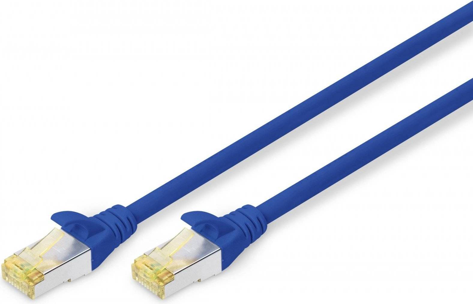 Digitus Patchkabel RJ-45 til RJ-45 25 cm Cat 6 Booted Halogenfri Blå 0.2m